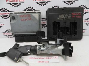 ŠKODA FABIA L.22, MOTORNI RAČUNALNIK KOMPLET