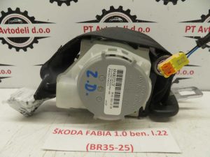 ŠKODA FABIA L.22, VARNOSTNI PAS, ZADNJI DESNI