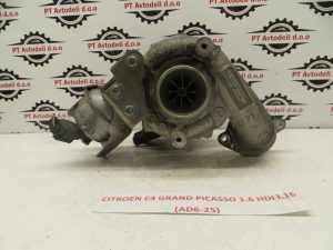 CITROEN C4 GRAND PICASSO 1.6 HDI L.16, TURBINA