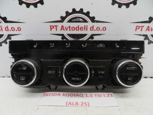 ŠKODA KODIAQ L.21, KOMANDE AVTOMATSKE KLIME