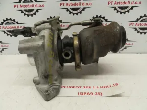PEUGEOT 208 1.5 HDI L.19, TURBINA