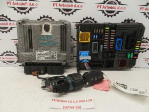 CITROEN C3 1.5 HDI L.20, KOMPLET MOTORNI RAČUNALNIK